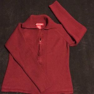 🍒2/$10 SPECIAL super soft burgundy knit jacket